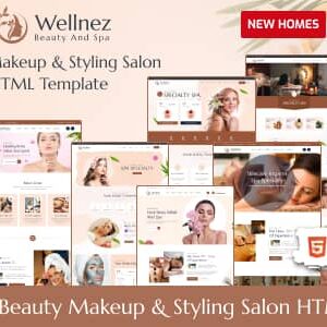 Wellnez Nulled – Spa Beauty & Wellness Salon HTML Template