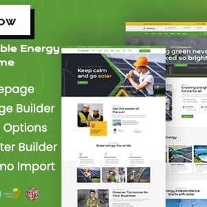Solarglow v1.1.0 Nulled – Solar & Renewable Energy WordPress Theme