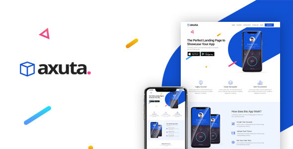 Axuta Nulled - App Landing Page Template