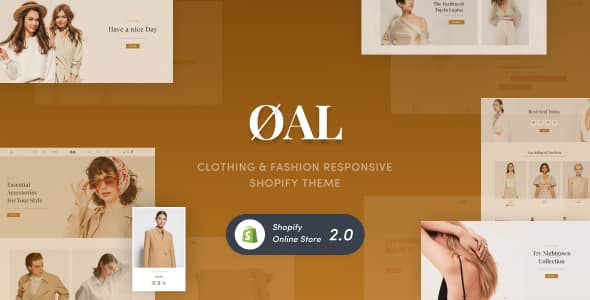 OAL Nulled - Clothing & Fashion Responsive Shopify 2.0 Theme