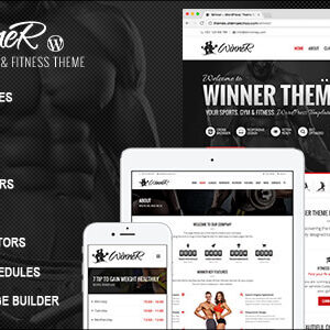 Winner v2.8 Nulled – Fitness & Gym WordPress Theme