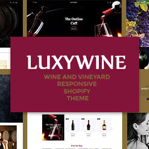 Luxywine Nulled – Wine & Vineyard Responsive Shopify Theme