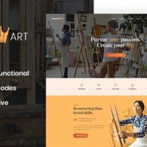 Crown Art v1.2.11 Nulled – Drawing and Music School WordPress Theme