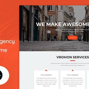 Vromon v1.9 Nulled – Tour & Travel Agency WordPress Theme