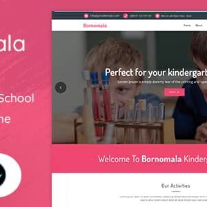 Bornomala v1.7 Nulled – Kindergarten & School WordPress Theme