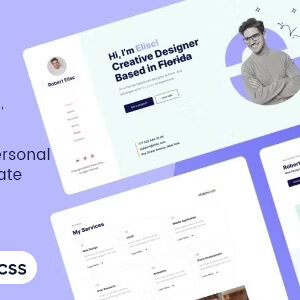 R.Elisc Nulled – Tailwind CSS Personal Portfolio Template