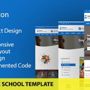 Nekaton Nulled – Responsive School & kindergarten Template