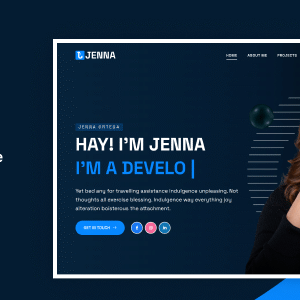 Jenna v1.0 – Personal Portfolio WordPress Theme