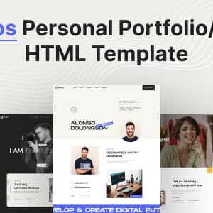 Nilos Nulled – Personal Portfolio/CV HTML Template