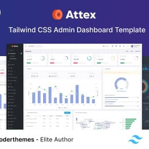 Attex v1.0 Nulled – Tailwind CSS Admin & Dashboard Template
