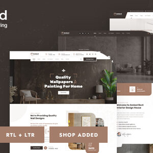 Ambed v1.1 Nulled – Wallpapers & Painting Services WordPress Theme