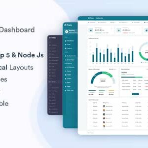 Tocly v1.0 Nulled – NodeJs Admin & Dashboard Template