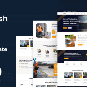 Prinash Nulled – Power Wash Cleaning Services HTML Template