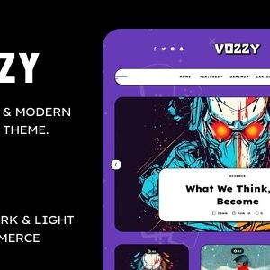 Vozzy v1.02 Nulled – Modern & Neobrutalism WordPress Theme