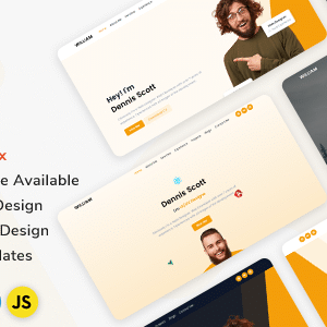 Dennis Nulled – React Personal Portfolio Template