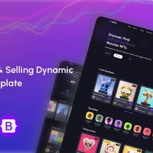 Axies v1.0.6 Nulled – NFT Marketplace React Js Template