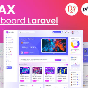 Nftmax Nulled – Bootstrap 5 laravel Admin Templates