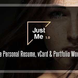 Just Me v1.0 Nulled – Creative Portfolio WordPress Theme