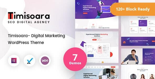 Timisoara v3.0.1 Nulled - Digital Marketing WordPress Theme + RTL