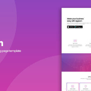 Appium Nulled – App Landing Page Template