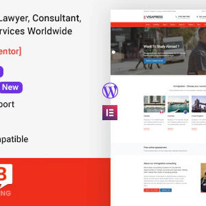 VisaHub v1.2.3 Nulled – Immigration Consulting WordPress Theme