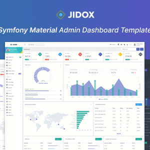 Jidox v1.1.0 Nulled – Symfony Material Design Bootstrap UI Template