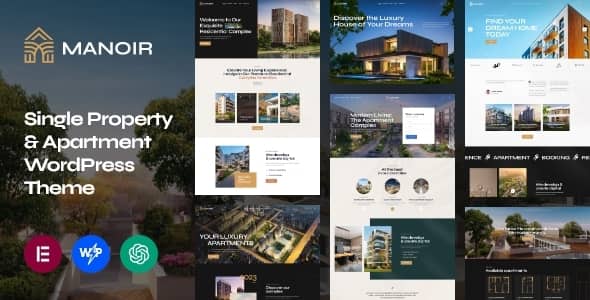 Manoir v1.0 Nulled - Single Property & Apartment WordPress Theme