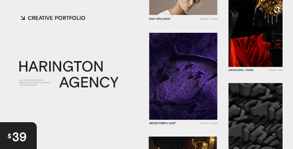 Harington v1.9.1 Nulled - Creative Portfolio Theme