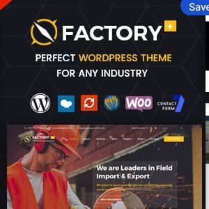 Factory Plus v1.5.7 Nulled – Industry and Construction WordPress Theme