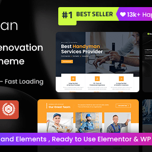 Boldman v6.3 Nulled – Handyman Renovation Services WordPress Theme + RTL