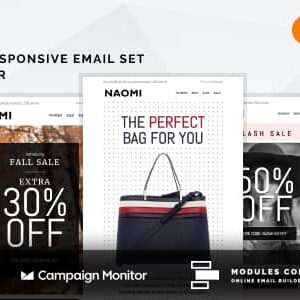 Naomi Nulled – Promotional Email Templates Set