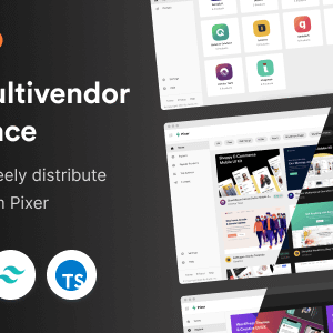 Pixer v4.1.0 Nulled – React Multivendor Digital Marketplace Template