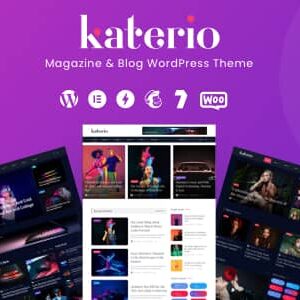 Katerio v1.3 Nulled – Magazine & Blog WordPress Theme