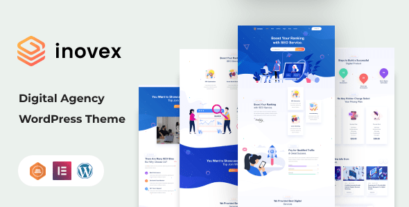 Inovex v1.0 Nulled - SEO & Marketing Agency WordPress Theme + RTL