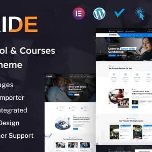 Dride v1.0 – Driving School & Courses WordPress Theme