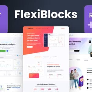 FlexiBlocks v4.0.0 Nulled – React Gatsby Landing Page Templates