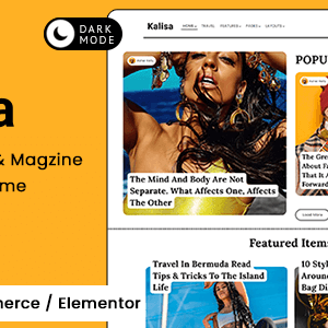 Kalisa v2.0.2 Nulled – Blog & Magazine WordPress Theme