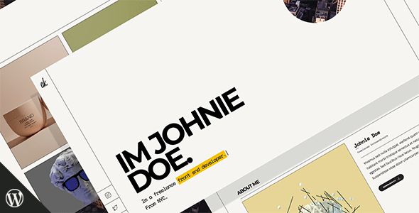 Akordian v1.0 Nulled - Portfolio Personal WordPress Theme