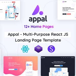Appal Nulled – React Technology and IT Startup Template