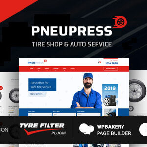 PneuPress v2.7.0 Nulled – Tire Shop and Car Repair WordPress Theme