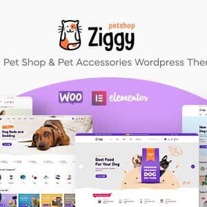 Ziggy v1.0.10 Nulled – Pet Shop WordPress Theme