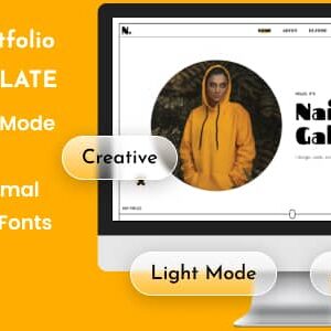Nairobi Nulled – Personal Portfolio CV HTML Template