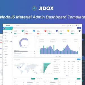 Jidox Nulled – NodeJS Admin Dashboard Template
