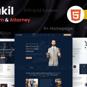 Wakil Nulled – Multipurpose Lawyer & Attorney HTML Template