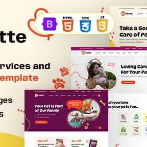 Patte Nulled – Pet Care and Pet Shop HTML Template