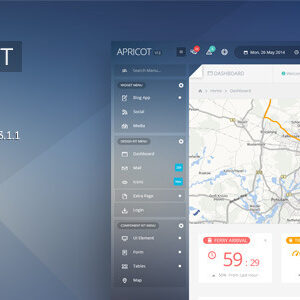 Apricot v1.3 Nulled – Navigation Admin Dashboard Template