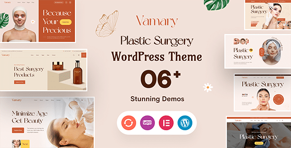 Vamary v1.0.1 Nulled - Plastic Surgery WordPress Theme