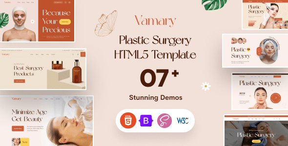 Vamary Nulled - Plastic Surgery HTML5 Template