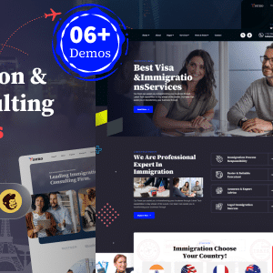 Vistro v1.0.1 Nulled – Immigration Visa Consulting WordPress Theme