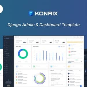Konrix Nulled – Django Tailwind Admin & Dashboard Template